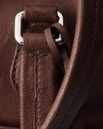 Prada Large washed leather top-handle bag - Image 2